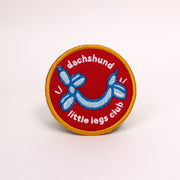 Dachshund Little Legs Club Patch – Accessories by K9 Sport Sack