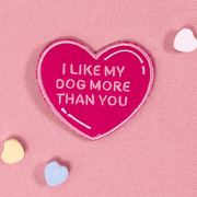 I Like My Dog More Than You Heart Patch – Accessories by K9 Sport Sack