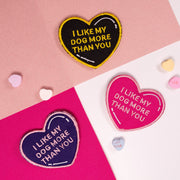 I Like My Dog More Than You Heart Patch – Accessories by K9 Sport Sack