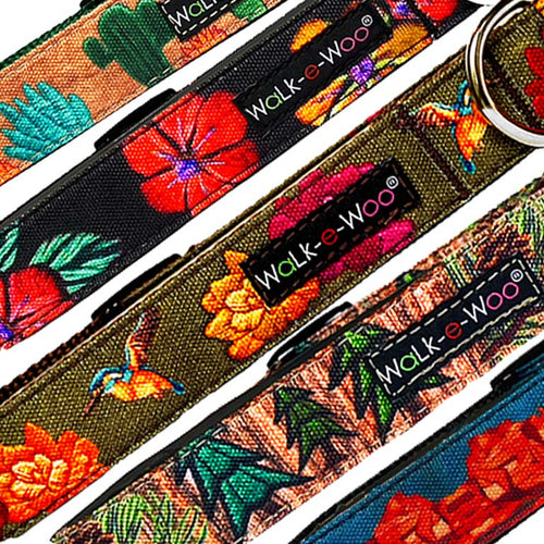 Nature - Lover Dog Collars and Dog Leashes - 5 Styles – Dog Collars by WaLk - e - Woo