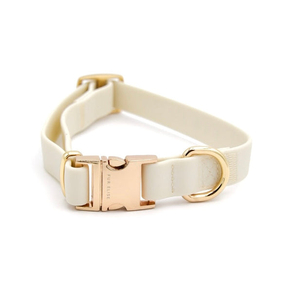 Elise Waterproof Dog Collar - Bone