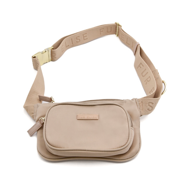 Elise Dog Walking Belt Bag - Sand