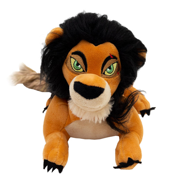 Disney The Lion King Scar with Rope Tail Plush Squeaky Dog Toy