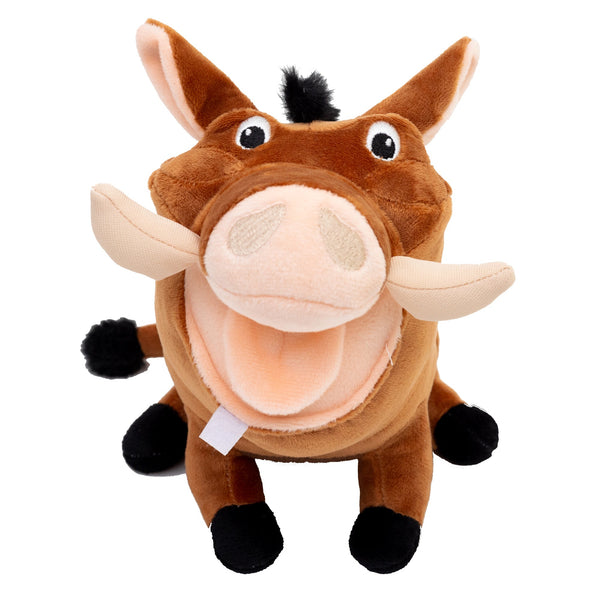 Disney The Lion King Pumbaa Plush Squeaky Dog Toy