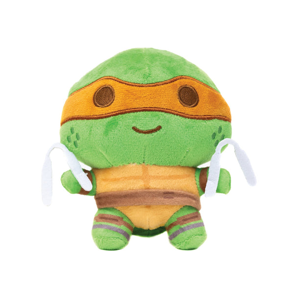 Teenage Mutant Ninja Turtles Michelangelo Nunchucks Plush Squeaky Dog Toy