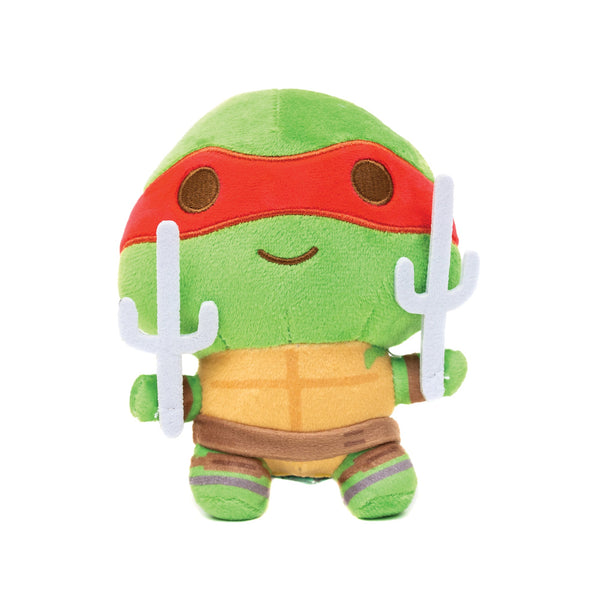 Teenage Mutant Ninja Turtles Raphael Sais Plush Squeaky Dog Toy