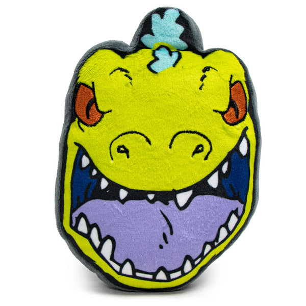 Rugrats Reptar Roar Face Plush Squeaky Dog Toy