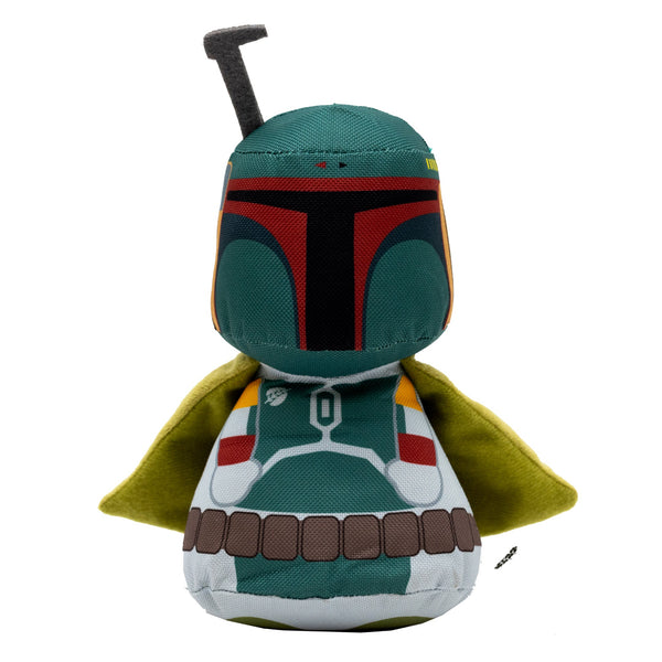 Star Wars Boba Fett Big Head Plush Squeaky Dog Toy