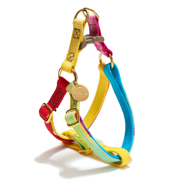 Found My Animal Prismatic Cotton Step-in Dog Harness