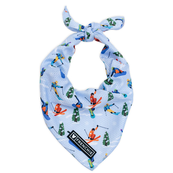 Frenchie Cooling Dog Bandana - Ski Club