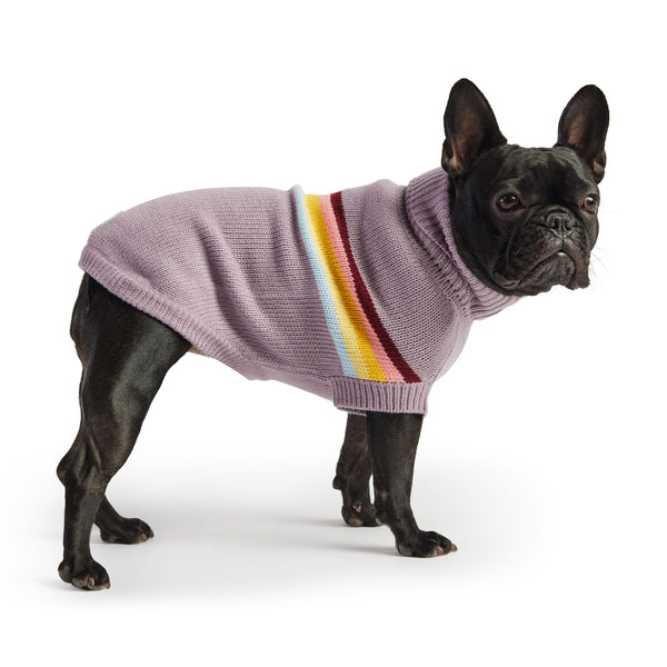 Retro Dog Sweater - Lavender