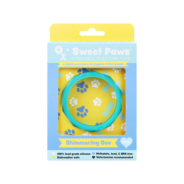 Sweet Paws Teether Chew Dog Toy - Shimmering Sea