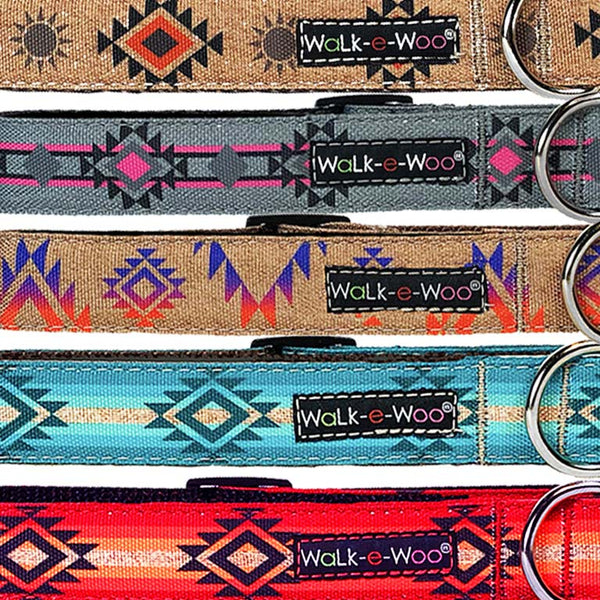 Southwestern Dog Collars, Dog Leashes, and Bows - 7 Styles