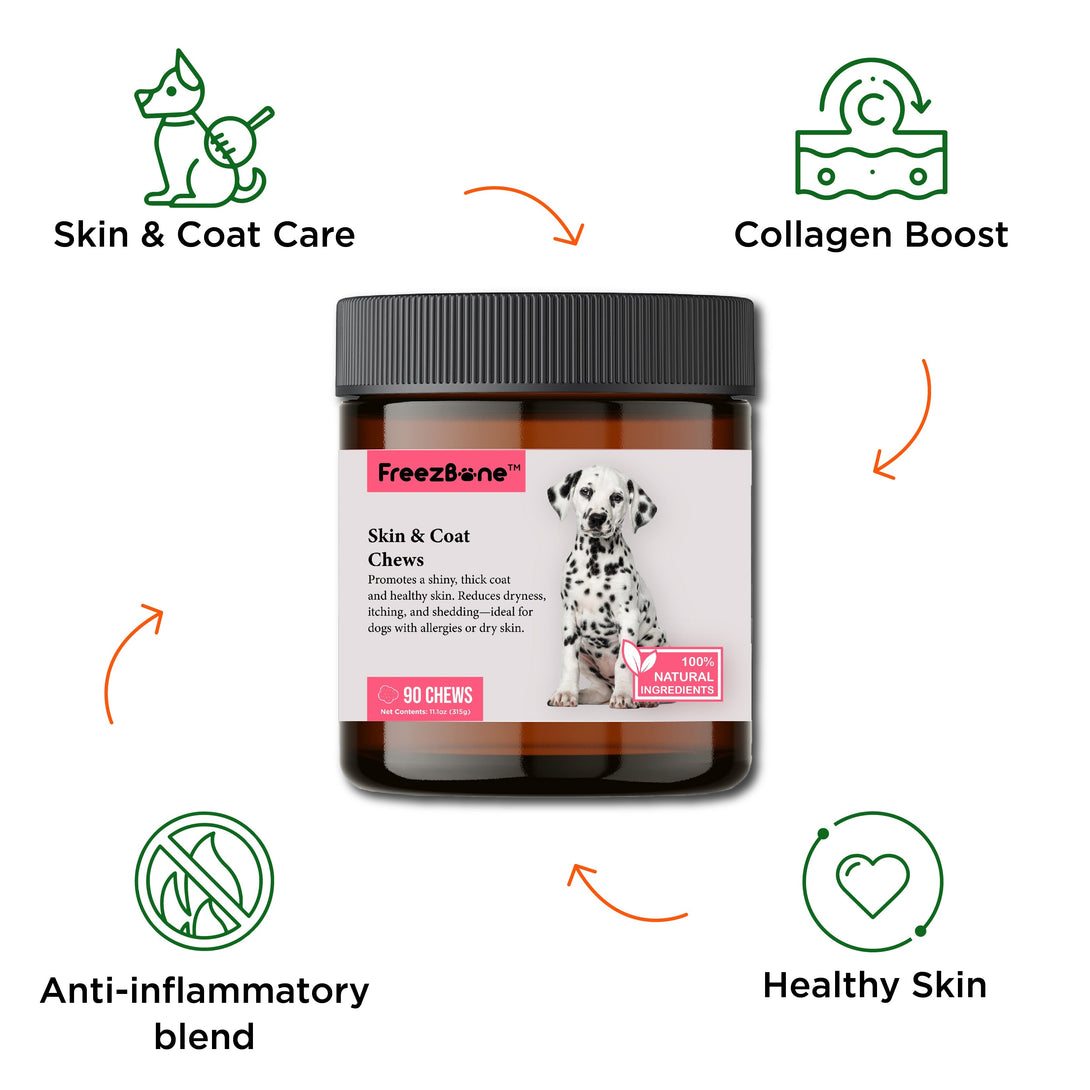 Allergy & Immune Chews (90 Chews) Dog Vitamin Supplement – Dog Vitamins & Supplements by Freezbone