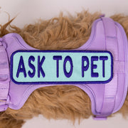 Ask to Pet 2x6 Patch – Accessories by K9 Sport Sack
