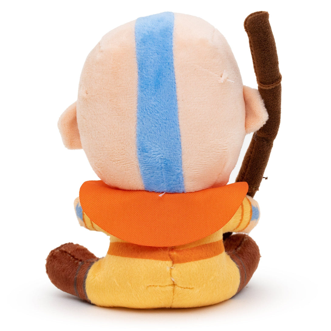 Avatar the Last Airbender - Avatar Aang Sitting Full Body Pose Plush Squeaky Dog Toy - Wūforia