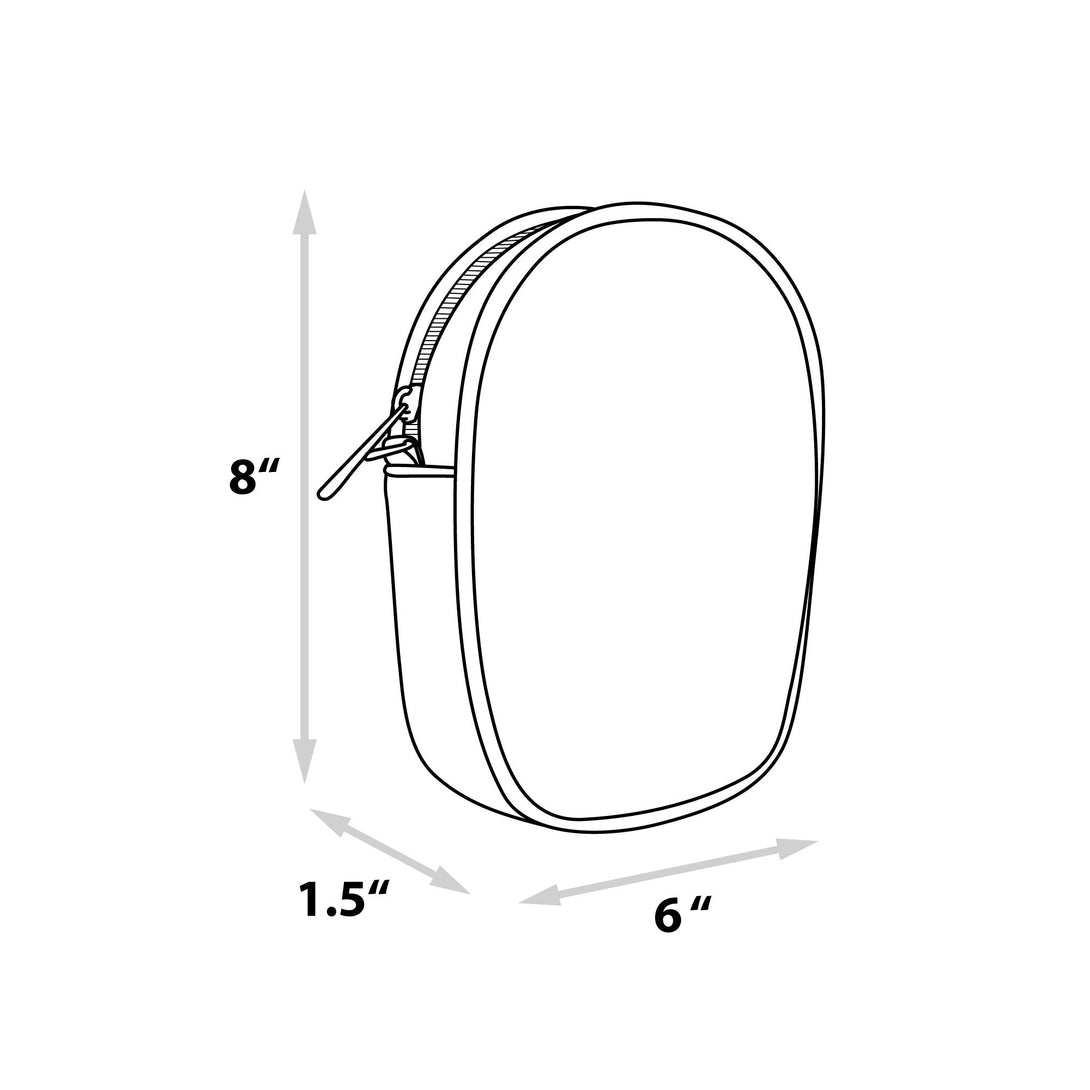 Beetlejuice Smiling Chibi Vegan Leather Crossbody Dog Walking Bag – Dog Walking Bags & Pouches by Buckle - Down