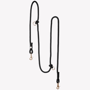 Black - Hands Free Braided Dog Leash – Dog Leashes by FURLOU