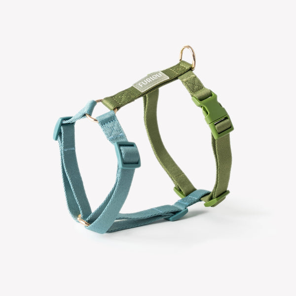 Blue and Green - Dog Harness – Dog Harnesses by FURLOU