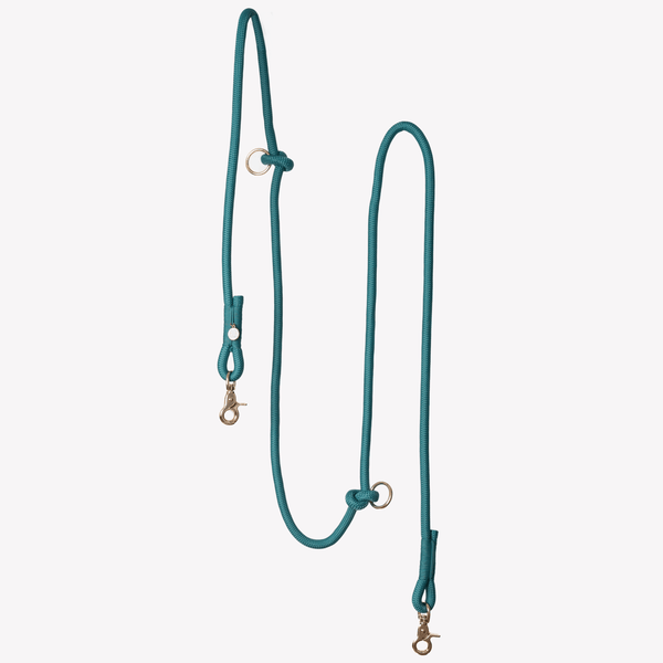 Blue - Hands Free Braided Dog Leash – Dog Leashes by FURLOU