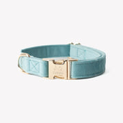 Blue - Velvet Dog Collar – Dog Collars by FURLOU