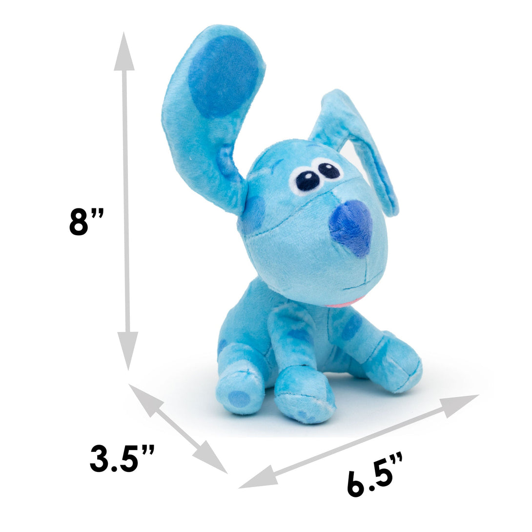 Blue's Clues - Blue Full Body Sitting Pose Plush Squeaky Dog Toy - Wūforia