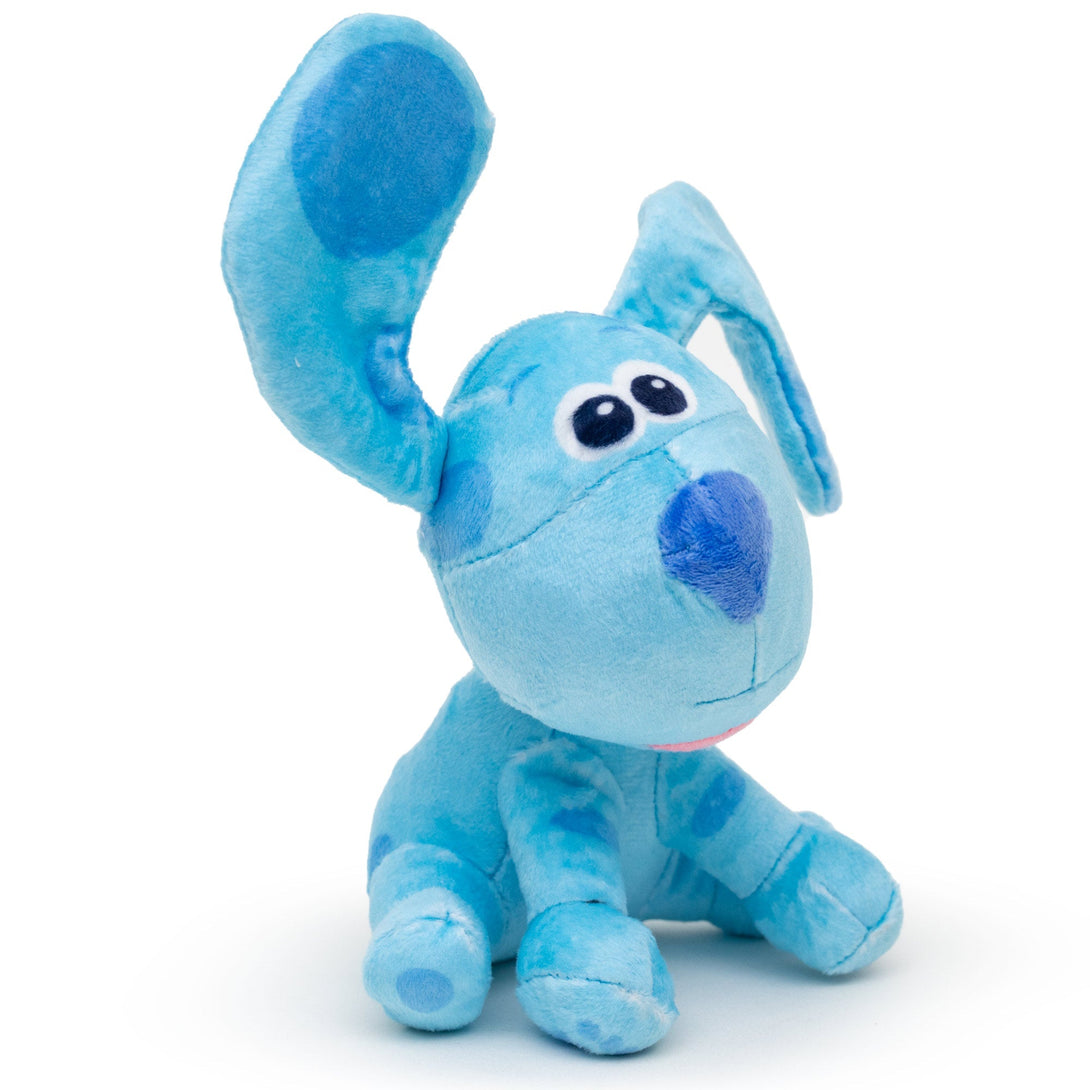 Blue's Clues - Blue Full Body Sitting Pose Plush Squeaky Dog Toy - Wūforia