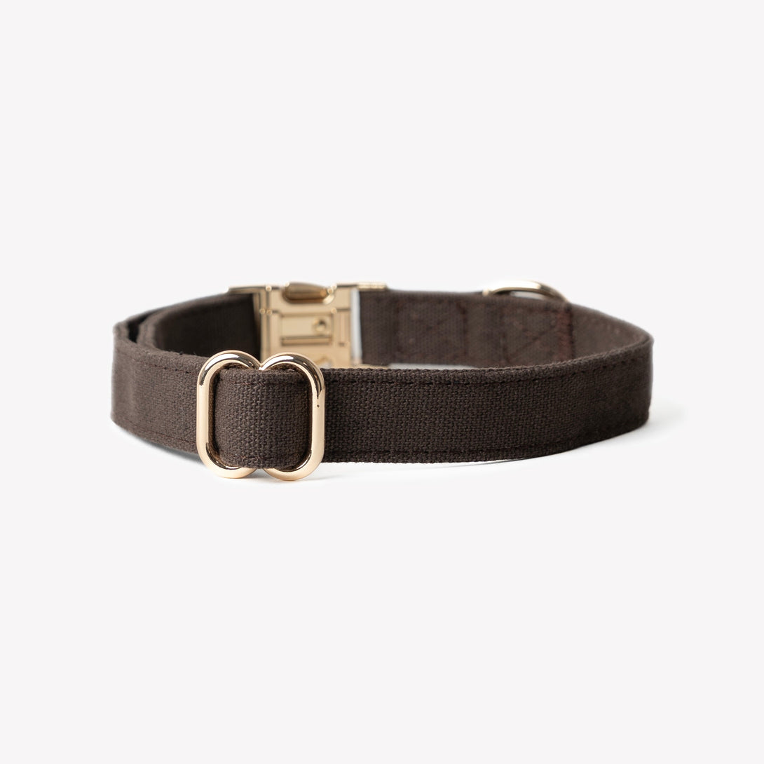 Brown - Canvas Dog Collar – Dog Collars by FURLOU
