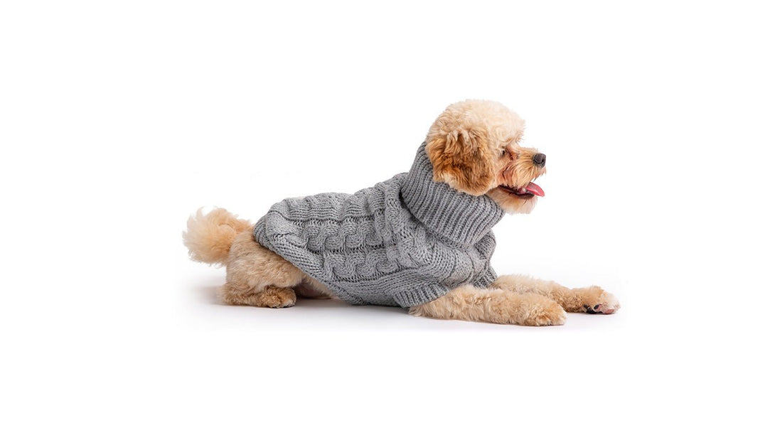 Chalet Dog Sweater - Grey – Sweaters & Hoodies by GF Pet.us