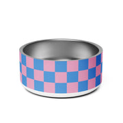Checker Retro Shade Dog Bowl - Wūforia