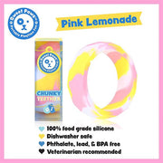 Chunky Dog Teether Chew Toy - Pink Lemonade – Dog Toys by Sweet Paws