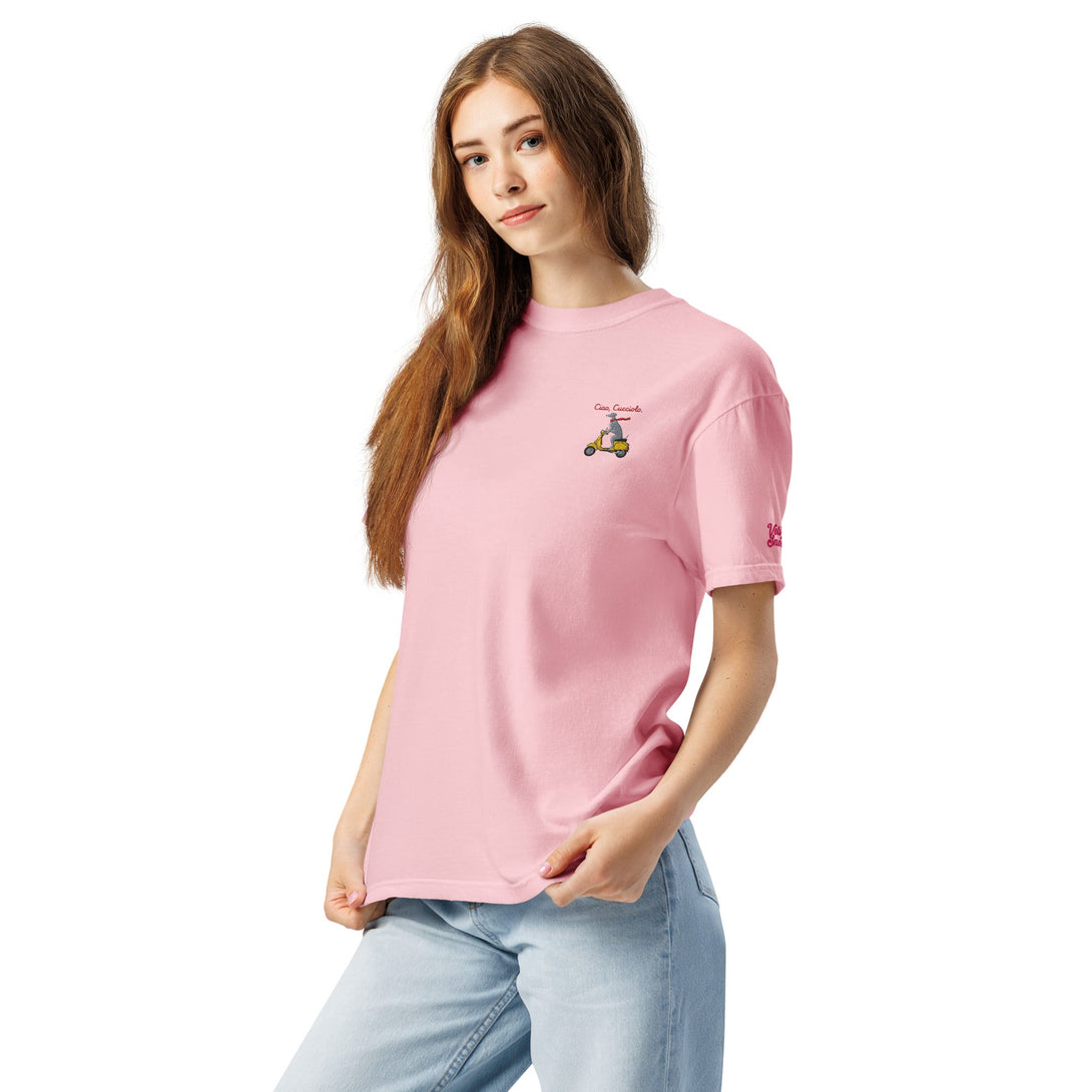 Ciao Cucciolo Embroidered Comfort Colors T-Shirt – Mens/Womens T-Shirts by Velvet Snoot