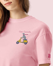 Ciao Cucciolo Embroidered Comfort Colors T-Shirt – Mens/Womens T-Shirts by Velvet Snoot