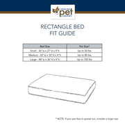 Classic Canvas Rectangle Jamison Dog Bed – Dog Beds by Carolina Pet Co.