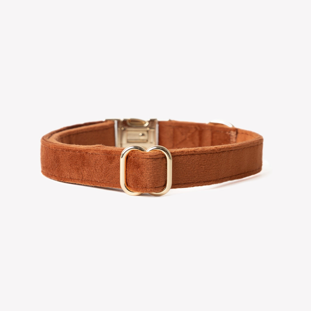 Clay - Velvet Dog Collar – Dog Collars by FURLOU