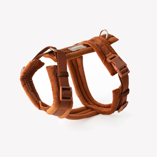 Clay - Velvet Dog Harness – Dog Harnesses by FURLOU