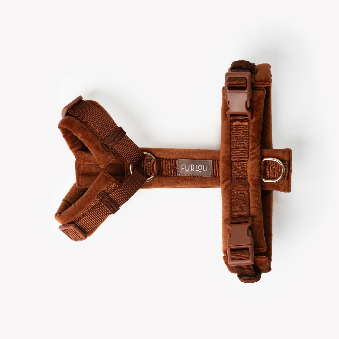 Clay - Velvet Dog Harness – Dog Harnesses by FURLOU