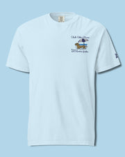 Club Côte d’Paw Embroidered Comfort Color T-Shirt – Mens/Womens T-Shirts by Velvet Snoot