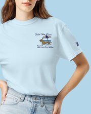 Club Côte d’Paw Embroidered Comfort Color T-Shirt – Mens/Womens T-Shirts by Velvet Snoot