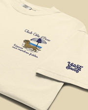 Club Côte d’Paw Embroidered Comfort Color T-Shirt – Mens/Womens T-Shirts by Velvet Snoot