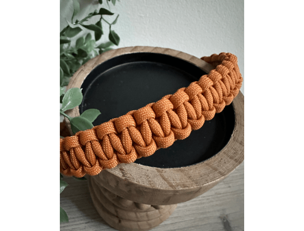 Cobra Braid in Mustard - Handmade Dog Collar – Dog Collars by Pawsh Pup Co.