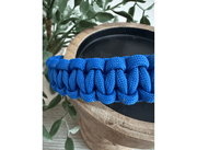 Cobra Braid in Royal Blue - Handmade Dog Collar – Dog Collars by Pawsh Pup Co.