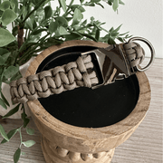 Cobra Braid in Tan - Handmade Dog Collar – Dog Collars by Pawsh Pup Co.