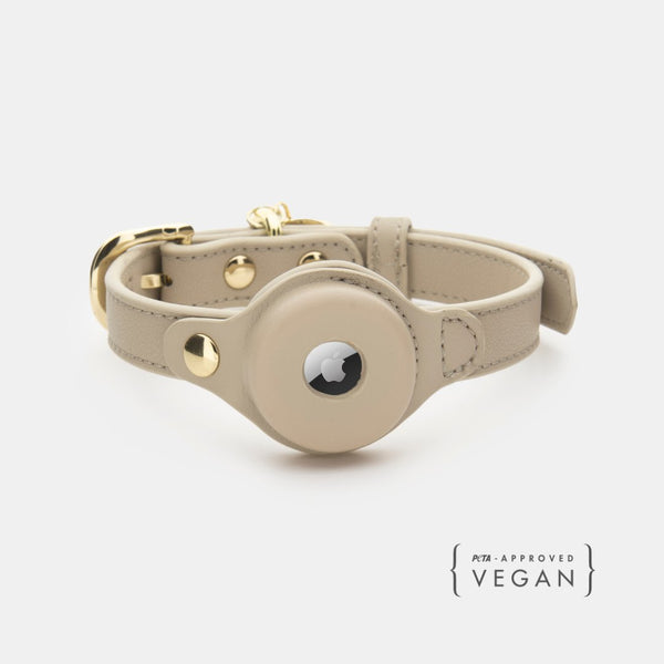 Dog Collar - Air Tag Enabled - Vegan Leather - Cupertino