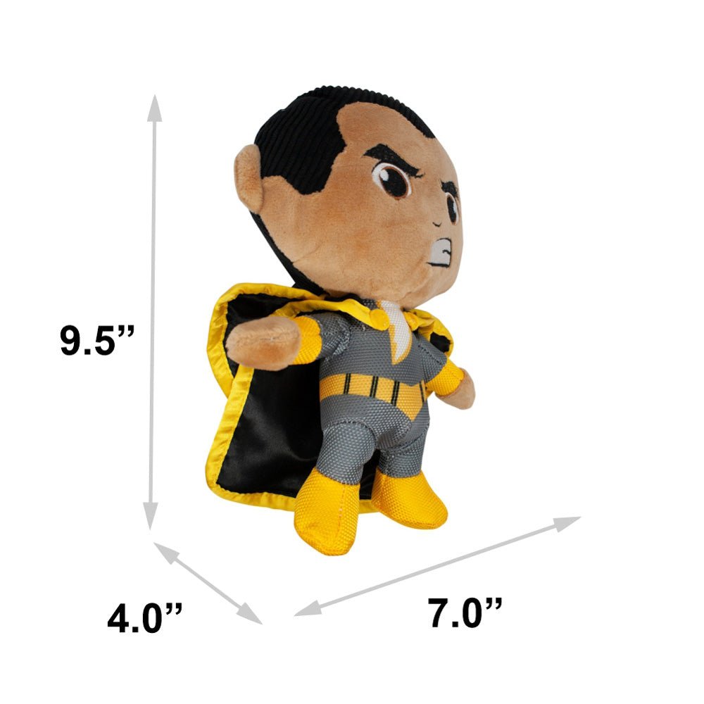 DC Comics - Black Adam Chibi Standing Pose Plush Squeaky Dog Toy - Wūforia