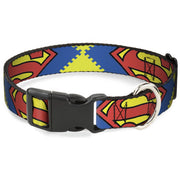 DC Comics Jagged Superman Shield Snap Dog Collar – Dog Collars by Buckle - Down