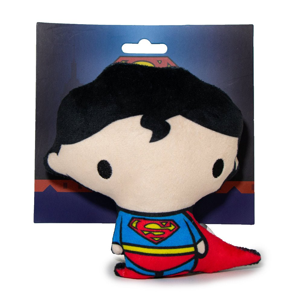 DC Comics Superman Superman Chibi Plush Squeaky Dog Toy – Dog Toys by Buckle - Down