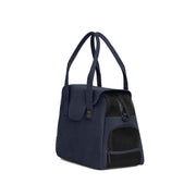 DESTINATION DOG CARRIER TOTE TRAVEL BAG - NAVY. – Pet Carriers by JUST FRED.