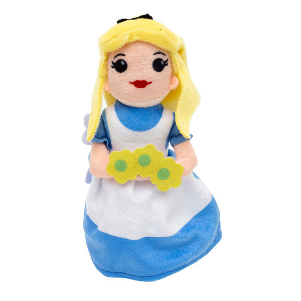 Disney Alice in Wonderland with Flowers Plush Squeaky Dog Toy – Dog Toys by Buckle - Down
