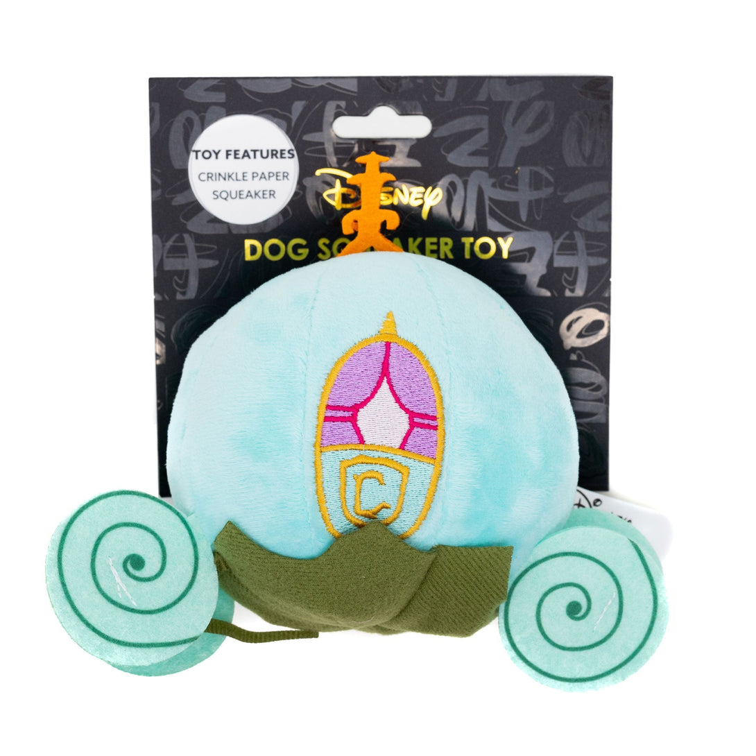 Disney Cinderella Pumpkin Carriage Plush Squeaky Dog Toy – Dog Toys by Buckle - Down